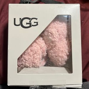 Pink fuzzy Uggs